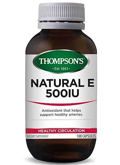 Natural E 500IU 100C Thompsons