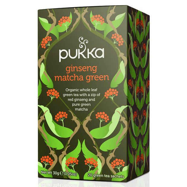Ginseng  Matcha Tea 20 Bags Pukka