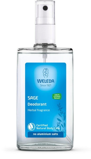 Sage Deodorant 100ml Weleda - Broome Natural Wellness