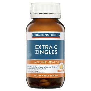 Extra C Zingles Orange 50T Ethical Nutrients - Broome Natural Wellness