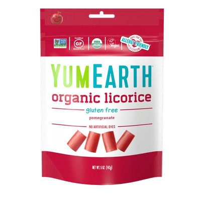 Licorice Organic Pomegranate GF 142g Yum Earth